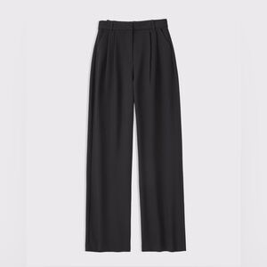Curve Love Abercrombie & Fitch Sloane Tailored Wide Leg Pant - Size 33 Long